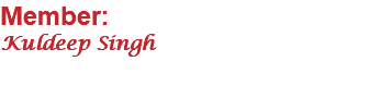 Member: Kuldeep Singh 